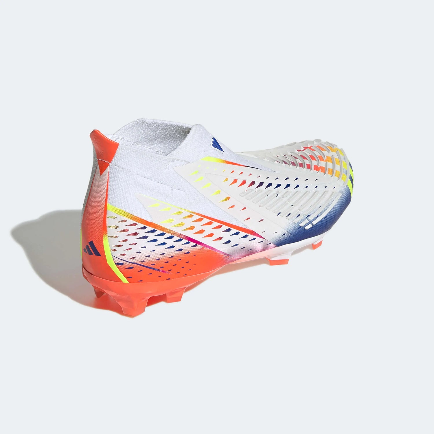 adidas Jr Predator Edge+ FG J - White-Yellow-Blue (Diagonal 2)