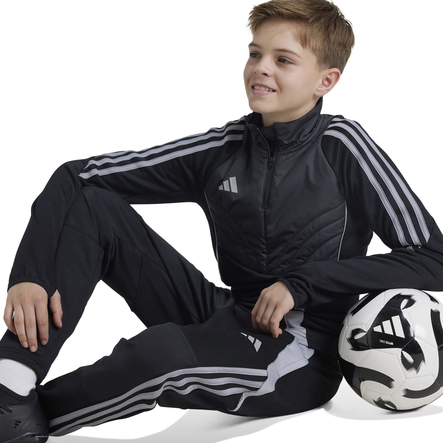 Adidas Youth Tiro 24 Windterized Pants (Model - Side)