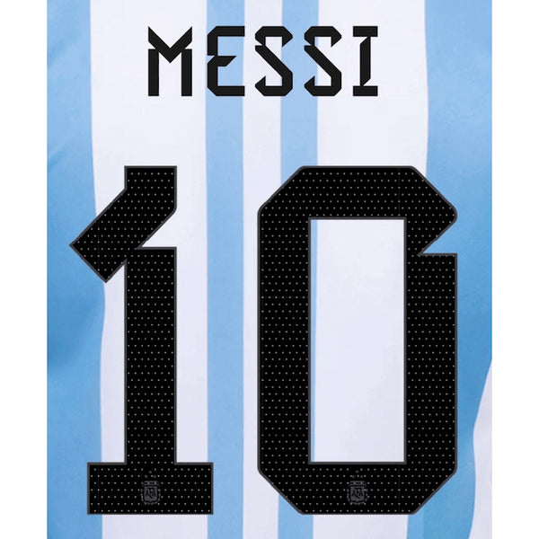 adidas Argentina 2023 3-Star Lionel Messi #10 Trophy Black T-Shirt