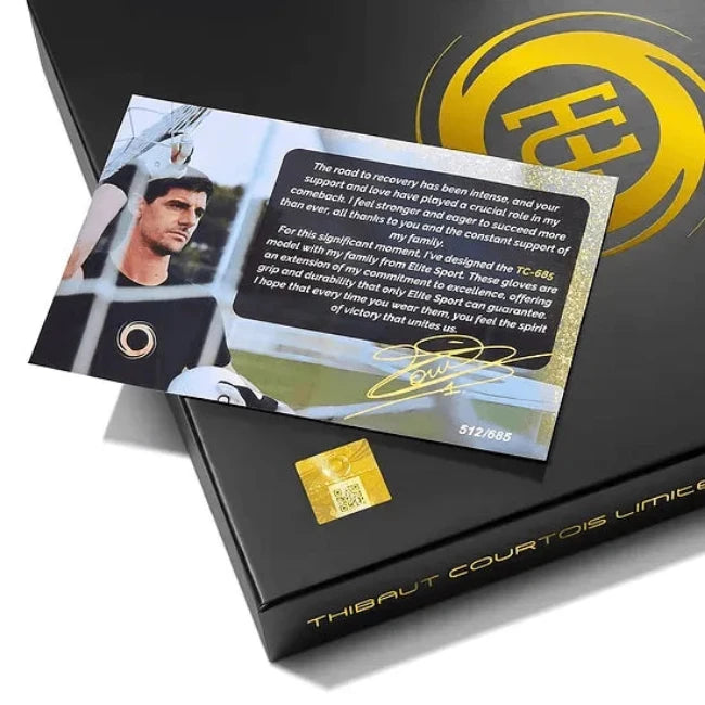 Elite Sport Thibault Courtois 685 Limited Edition Goalkeeper Glove (Card)