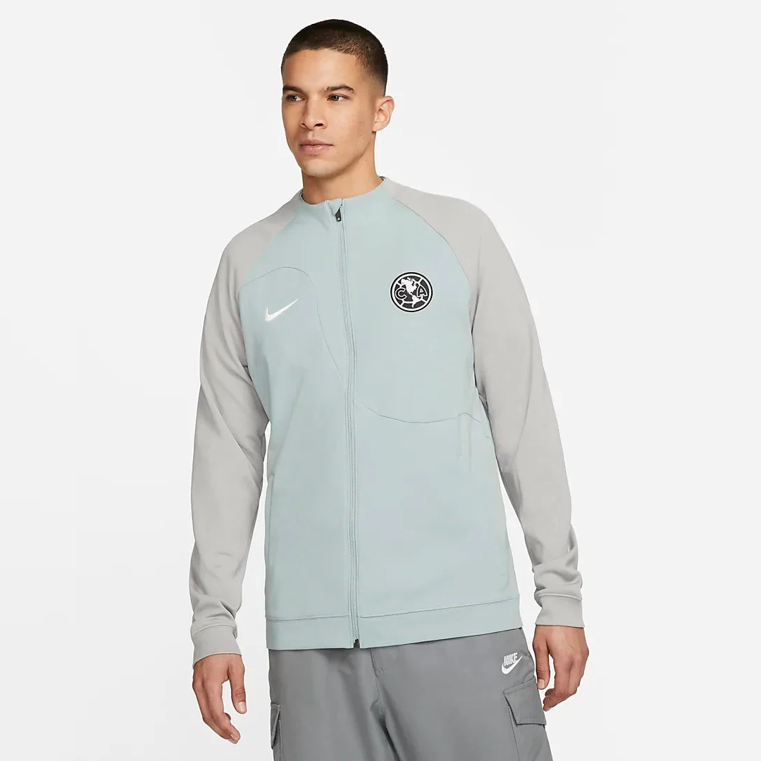 Nike 2022-23 Club America Academy Pro Anthem Jacket - Dusty Sage-Cobblestone