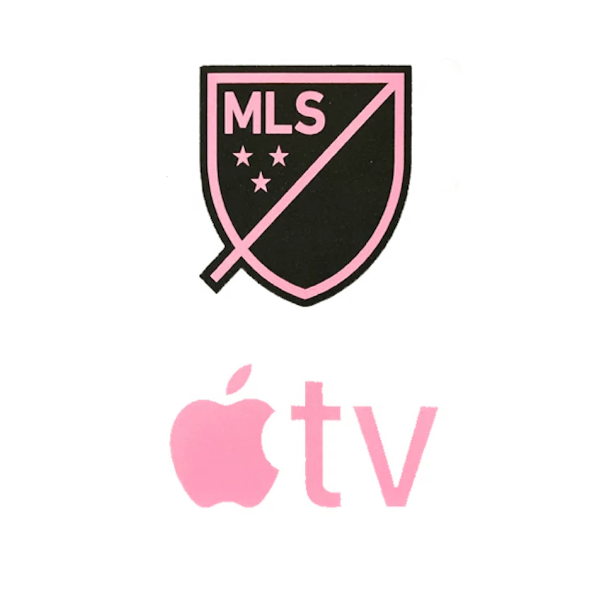 Inter Miami 2023-Away MLS Patch +Apple TV (Front)