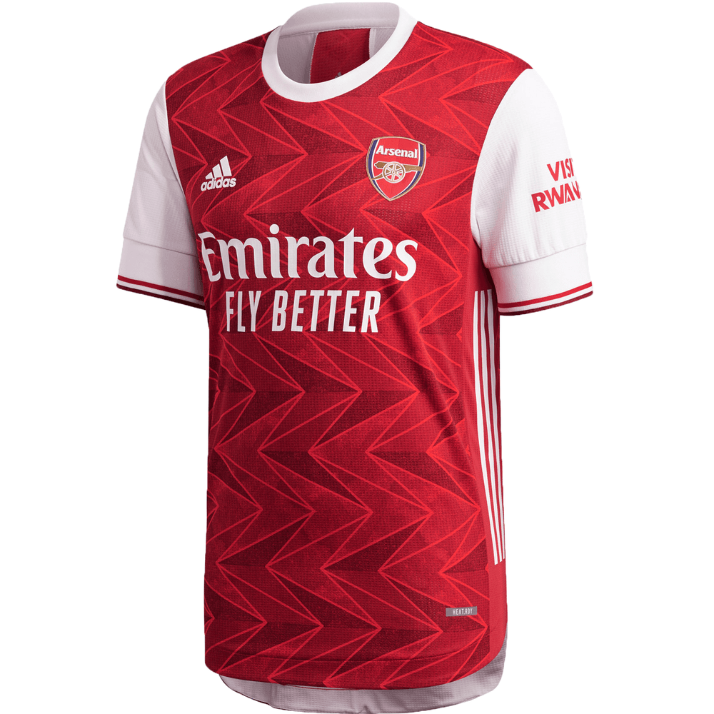 Addidas 2020-21 Arsenal Authentic Home Jersey-Red-White