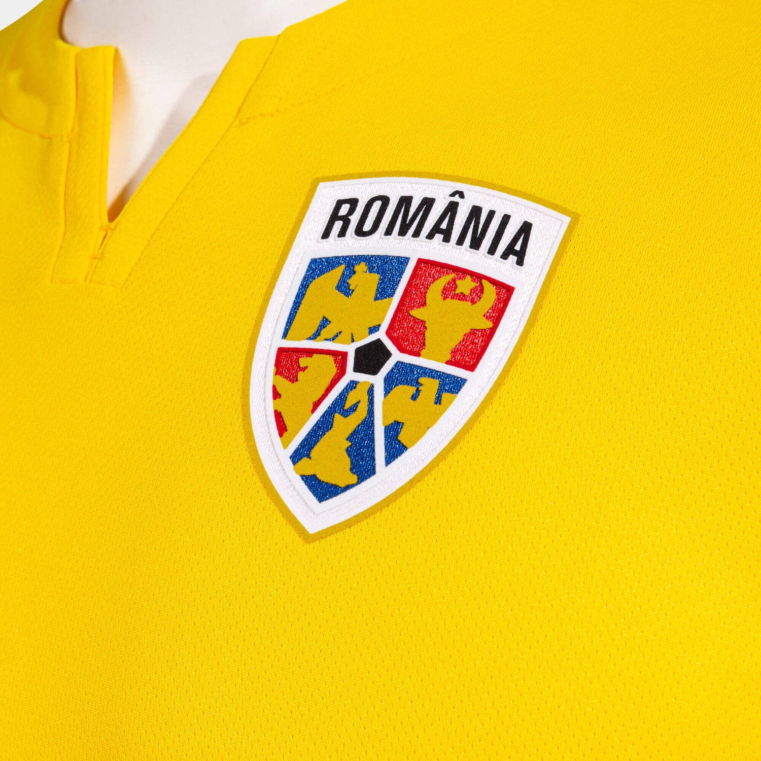 Joma 2023-24 Romania Men's Stadium Home Jersey (Detail 3)