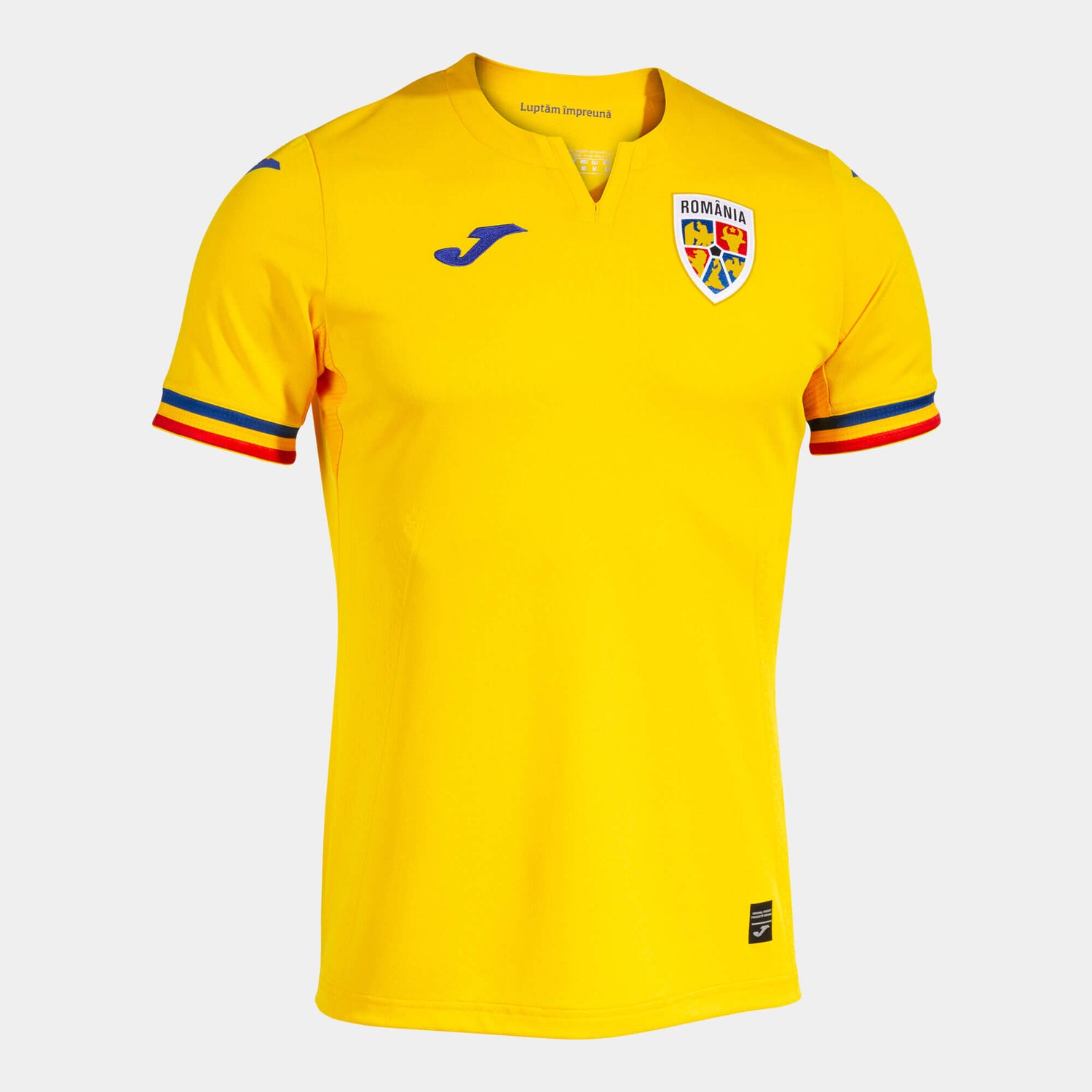 Joma 2023-24 Romania Men's Stadium Home Jersey (Lateral - Front 2)