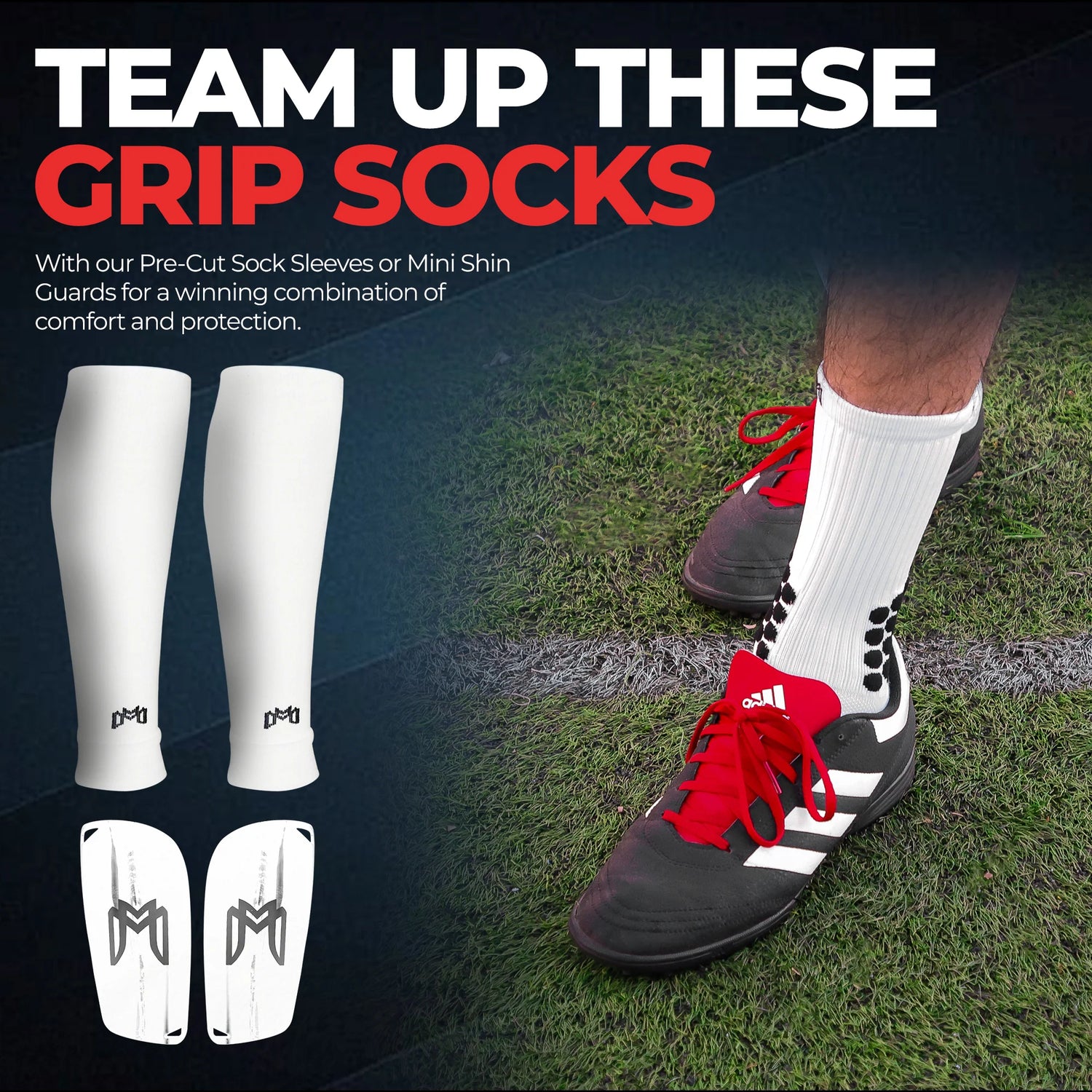 MEDICAPTAIN Grip Socks With Cushioned Ankle Protection (Features 5)