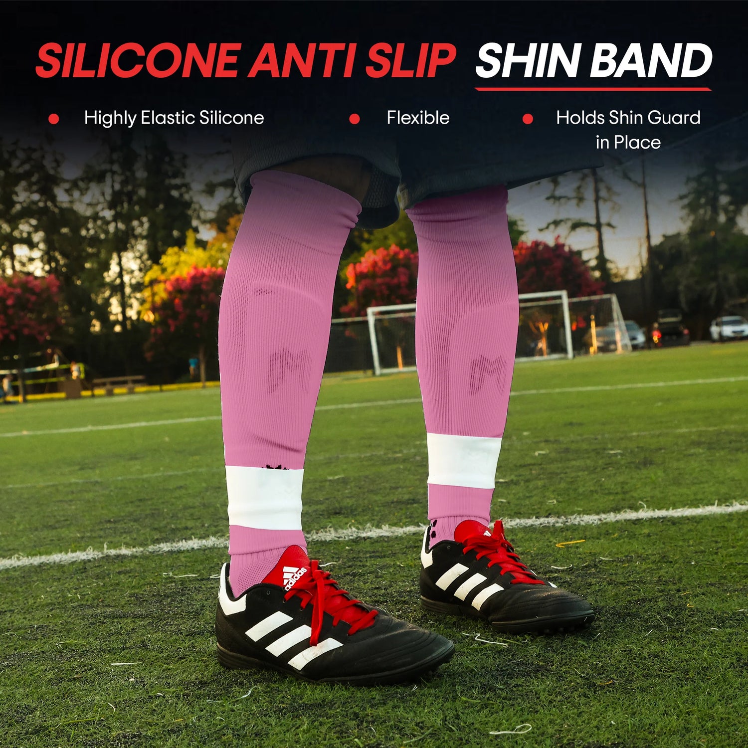 MEDICAPTAIN Sillcone Shinguard Straps