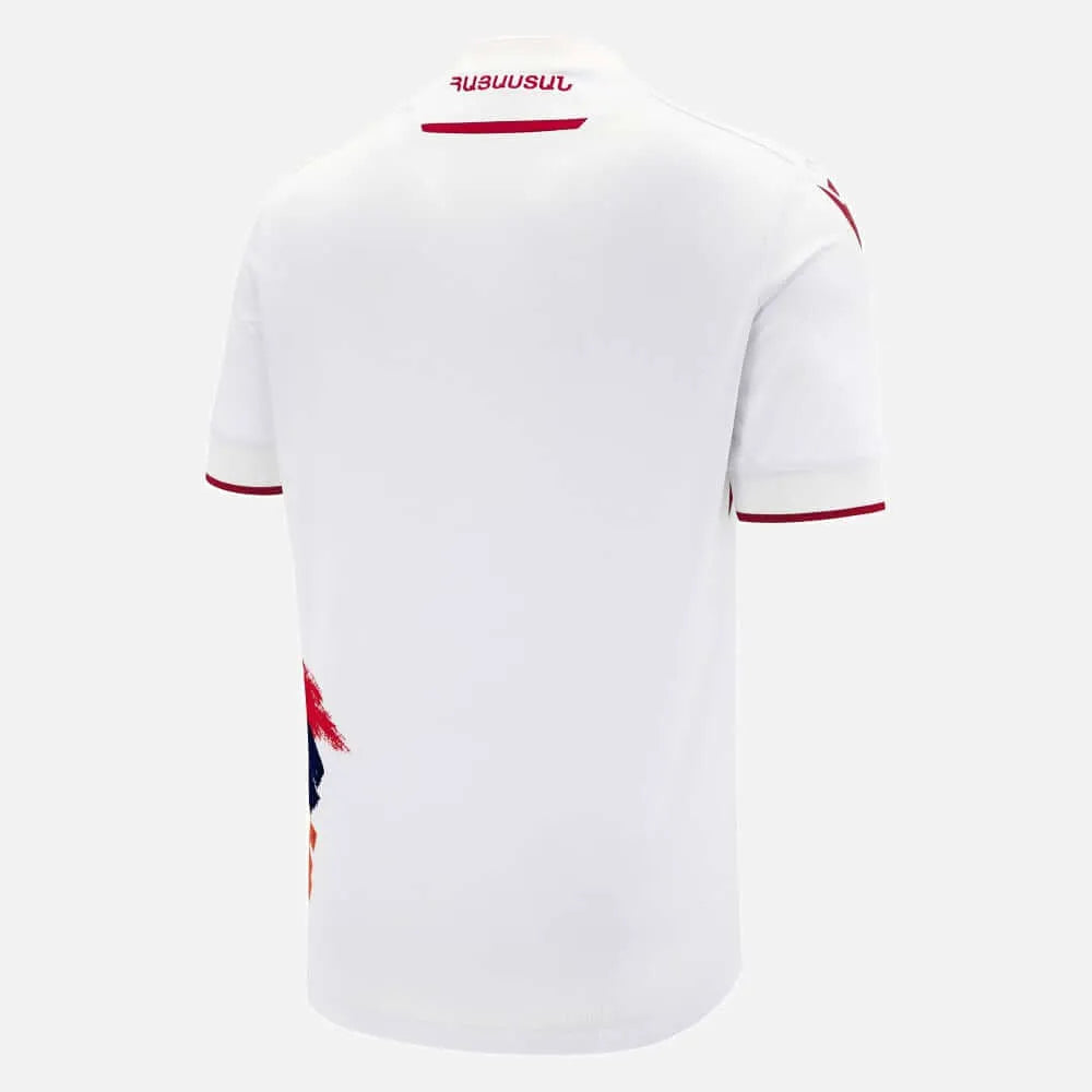 Macron 2024-25 Armenia Men's Authentic Away Jersey (Back)