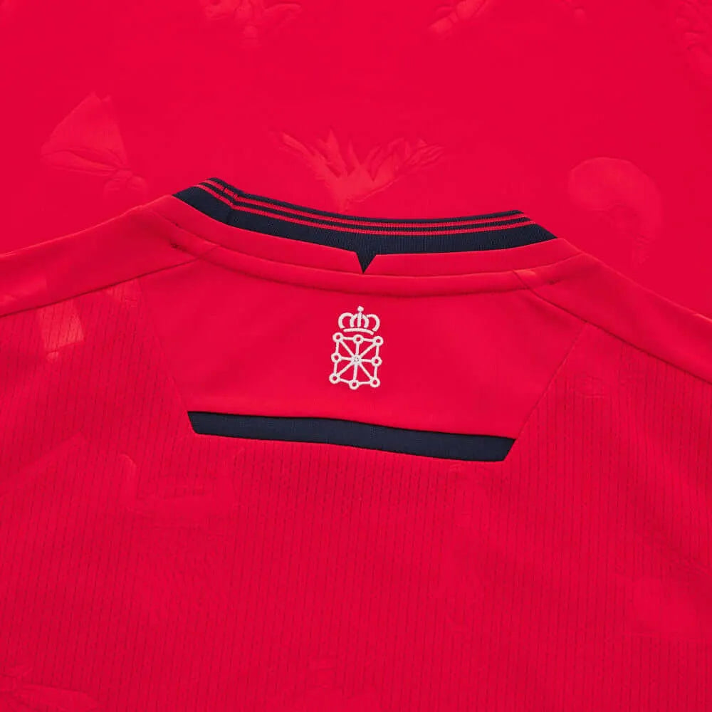 Macron 2024-25 Osasuna Men's Authentic Home Jersey (Detail 2)