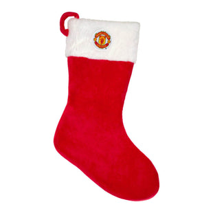 Manchester United Fluffy Team Crest Stocking (Front)