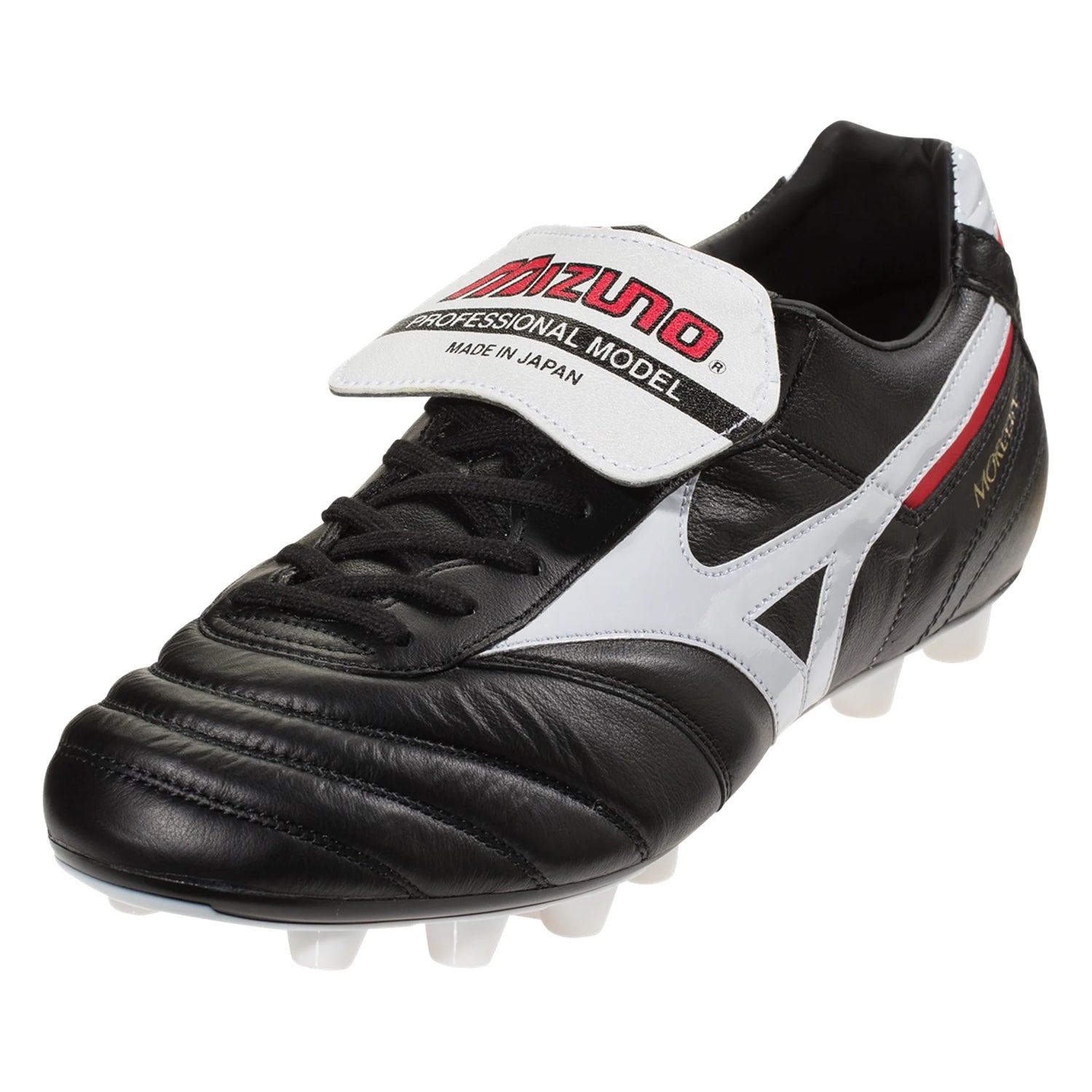 Mizuno Morelia II Japan FG Black/White (Lateral - Front)