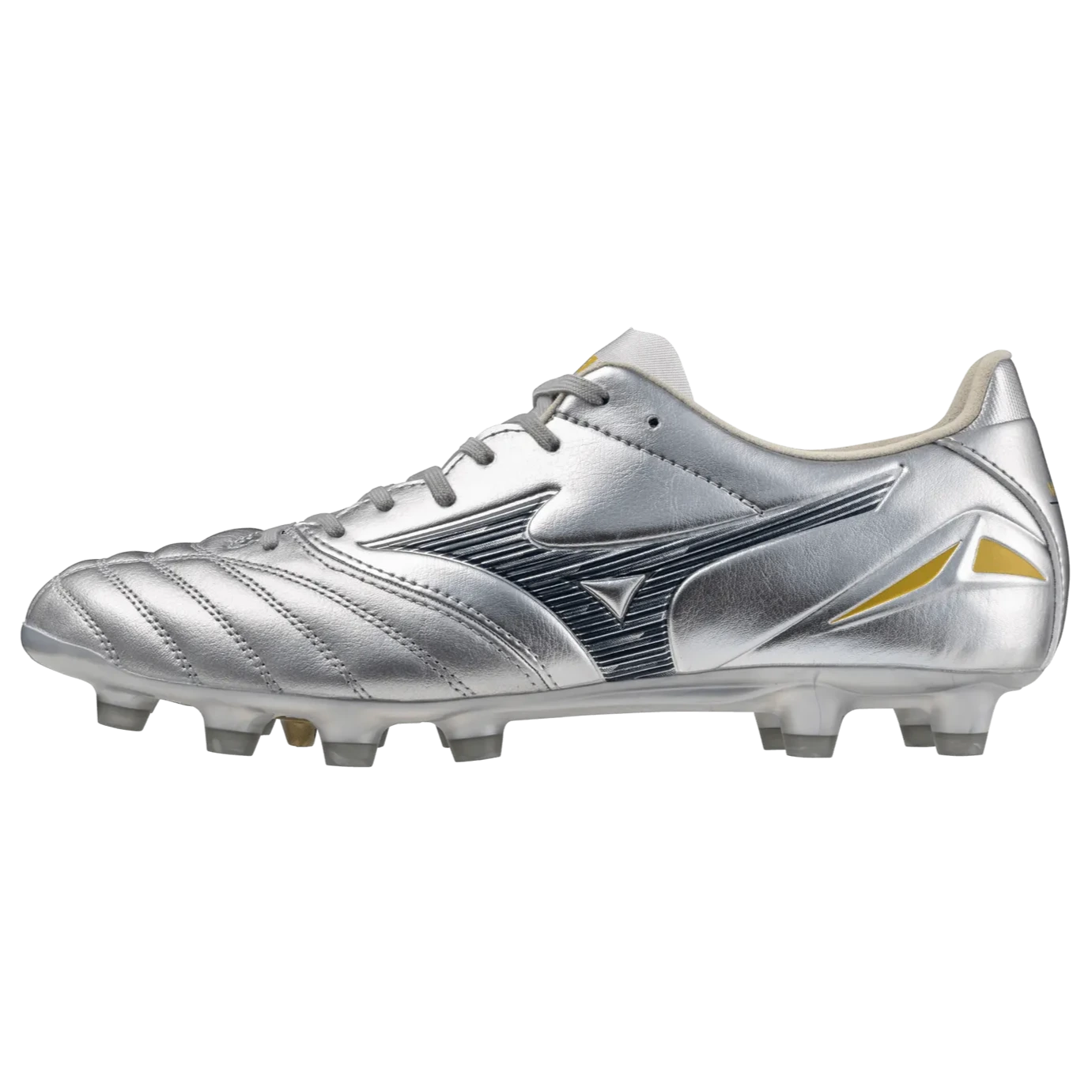 Mizuno Morelia Neo IV Pro Firm Ground Soccer Cleats (Side 1)