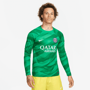 Nike 2023-24 PSG Men's Stadium Long-Sleeve Goalkeeper Jersey (Model - Front)