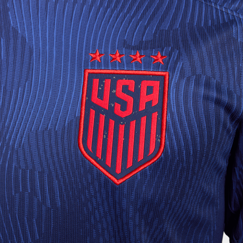 Nike 2023-24 USA Women's Stadium 4-Star Away Jersey (Men's Cut) (Detail 3)