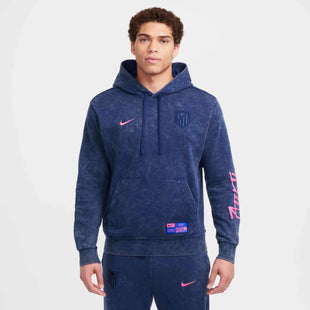 Nike 2024-25 Atletico Madrid Men's Club Pullover Hoodie (Model - Front)