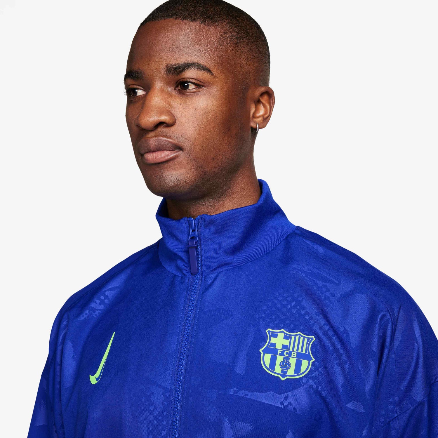 Nike 2024-25 Barcelona Men's Strike Third Dri-Fit Jacket (Detail 1)