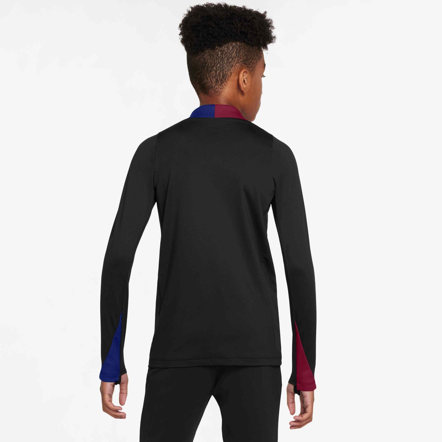 Nike 2024-25 Barcelona Youth Strike Drill Top (Model - Back)