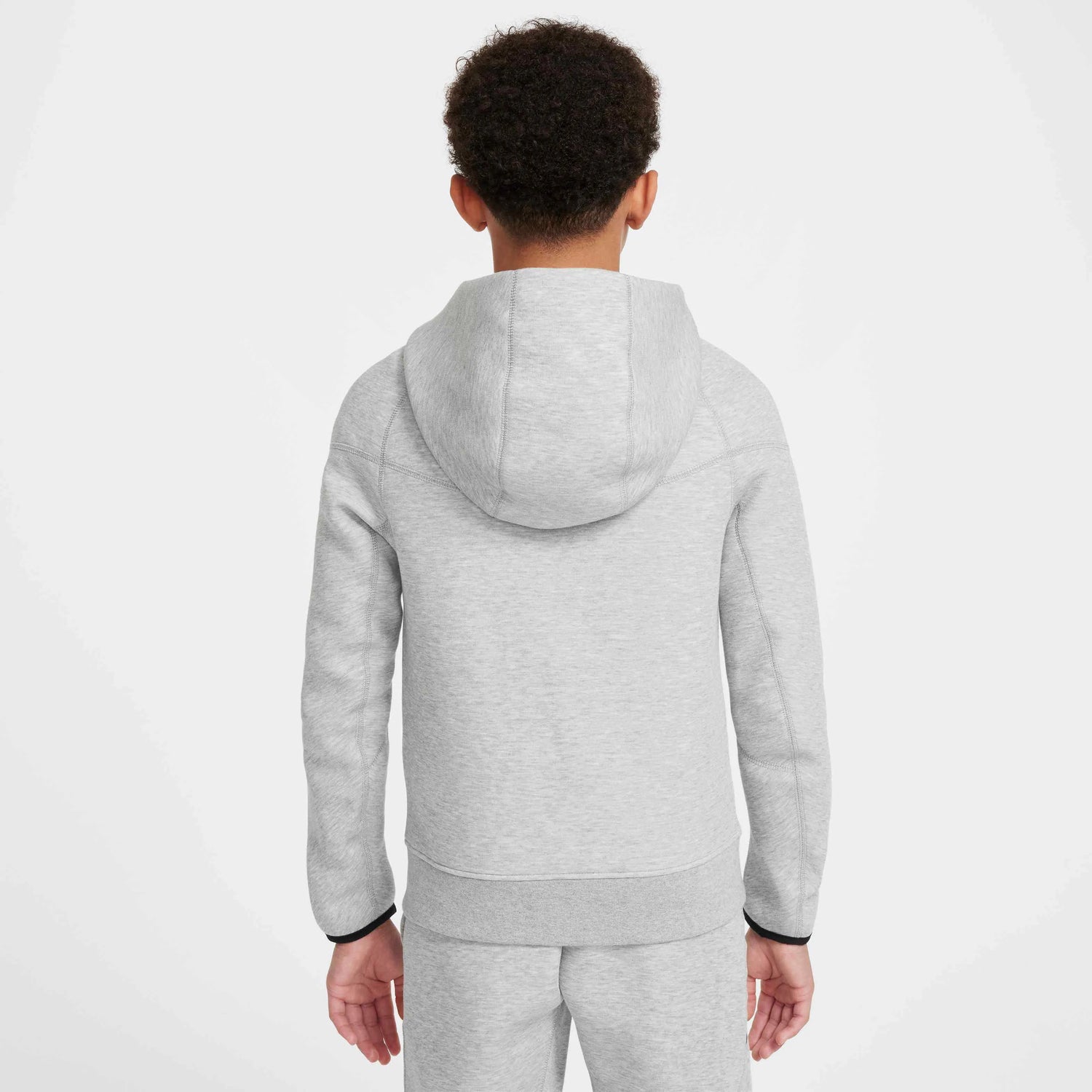 Nike 2024-25 Barcelona Youth Tech Fleece Hoodie (Model - Back