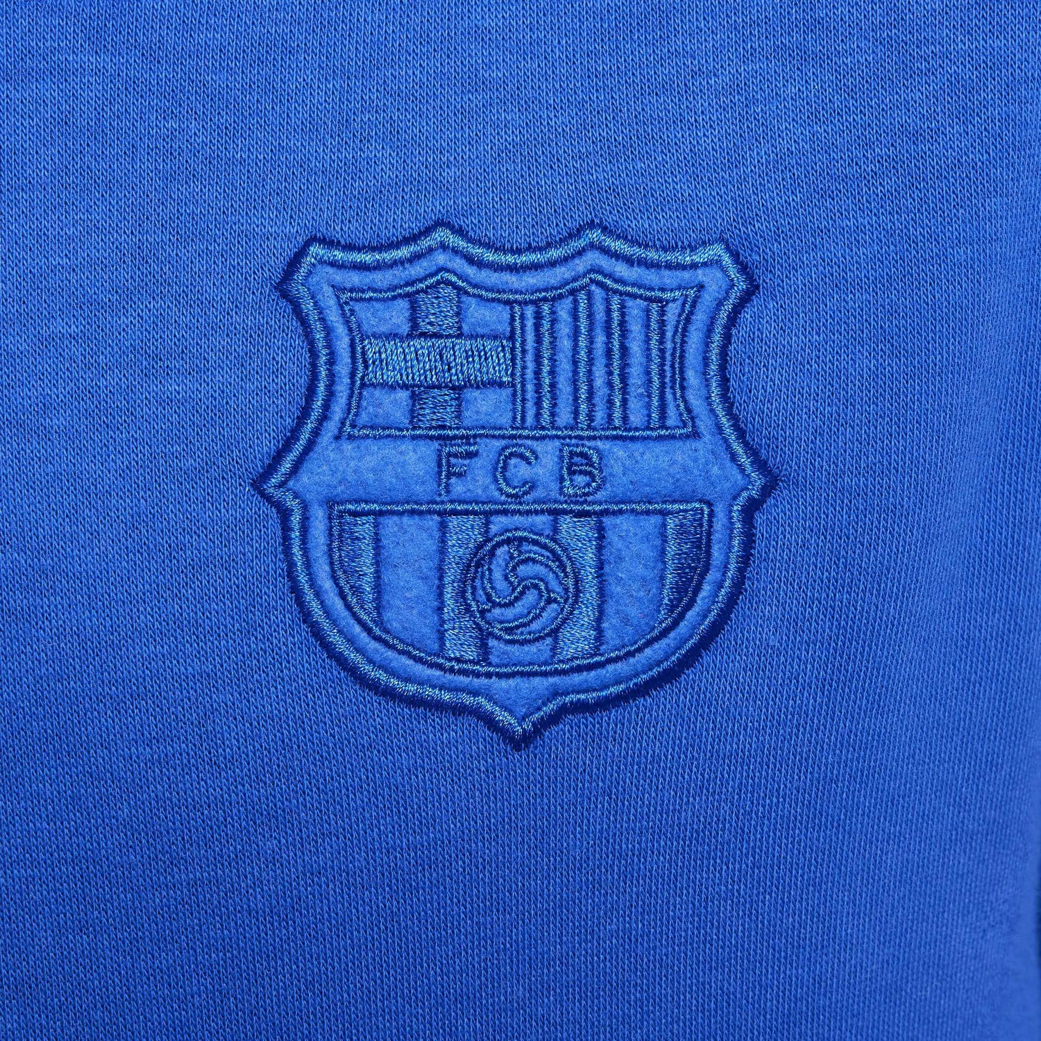 Nike 2024-25 Barcelona Youth Third Pullover Hoodie (Detail 3)