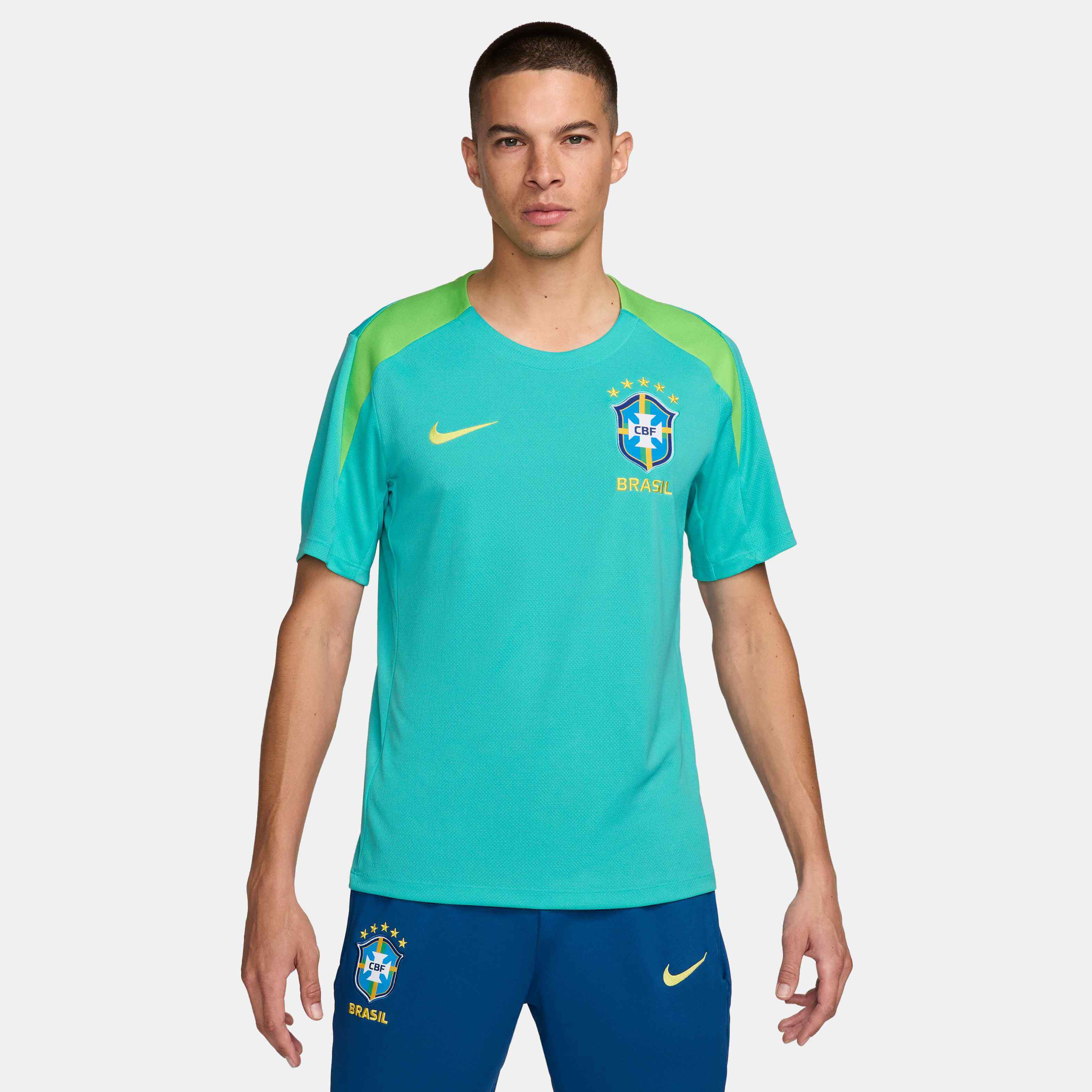 Nike 2024-25 Brazil Men's Dri-Fit Strike Top