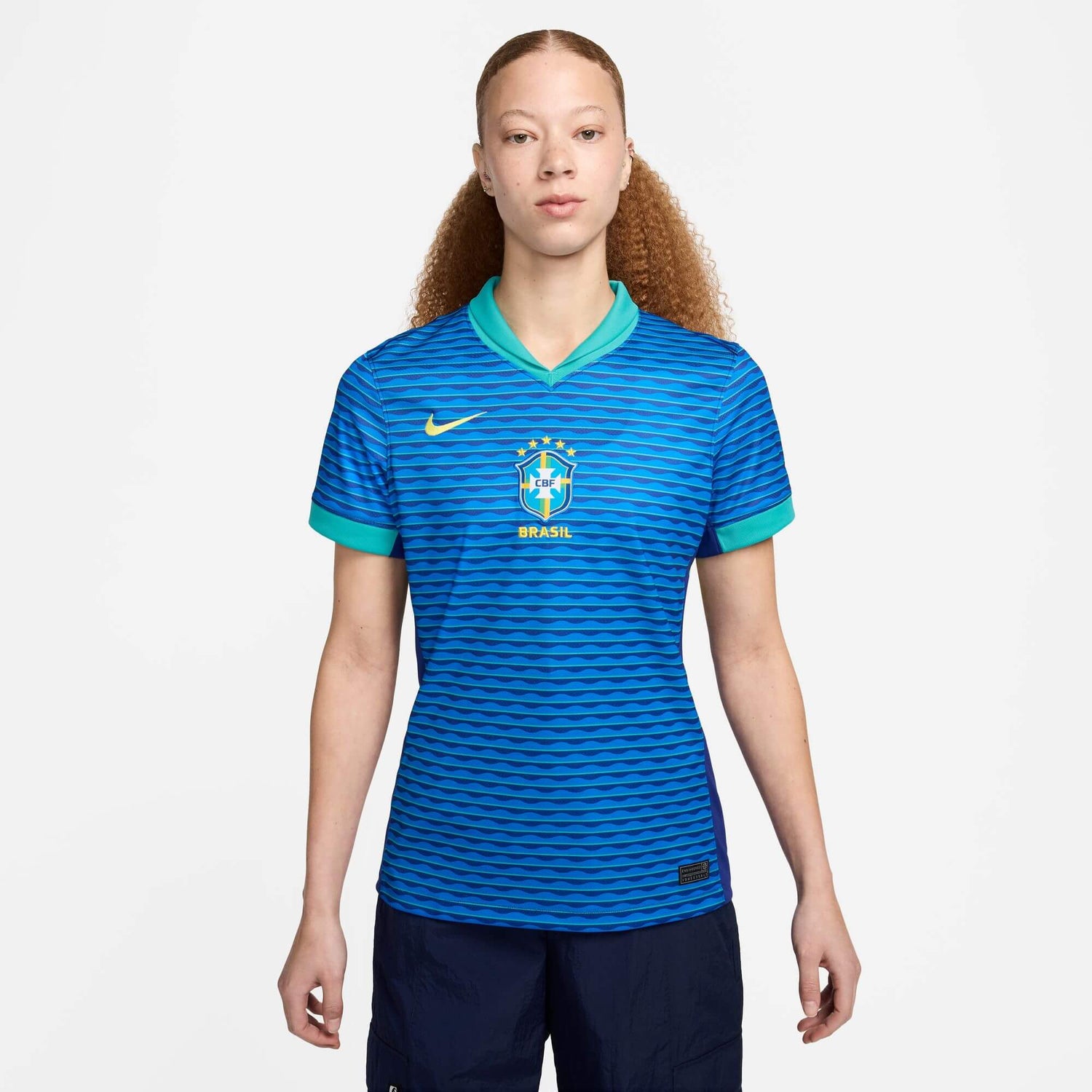 Nike 2024-25 Brazil Women's Stadium Away Jersey (Model - Front)