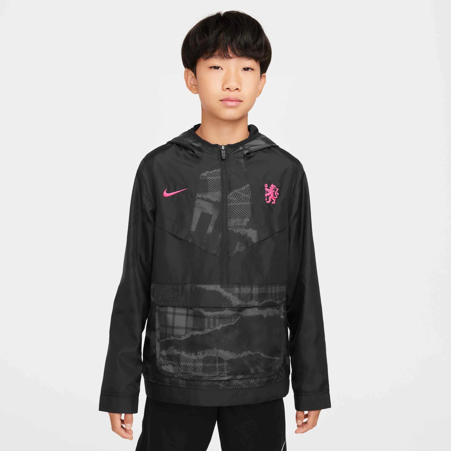 Nike 2024-25 Chelsea Youth Amplify Windrunner Jacket (Model - Front)