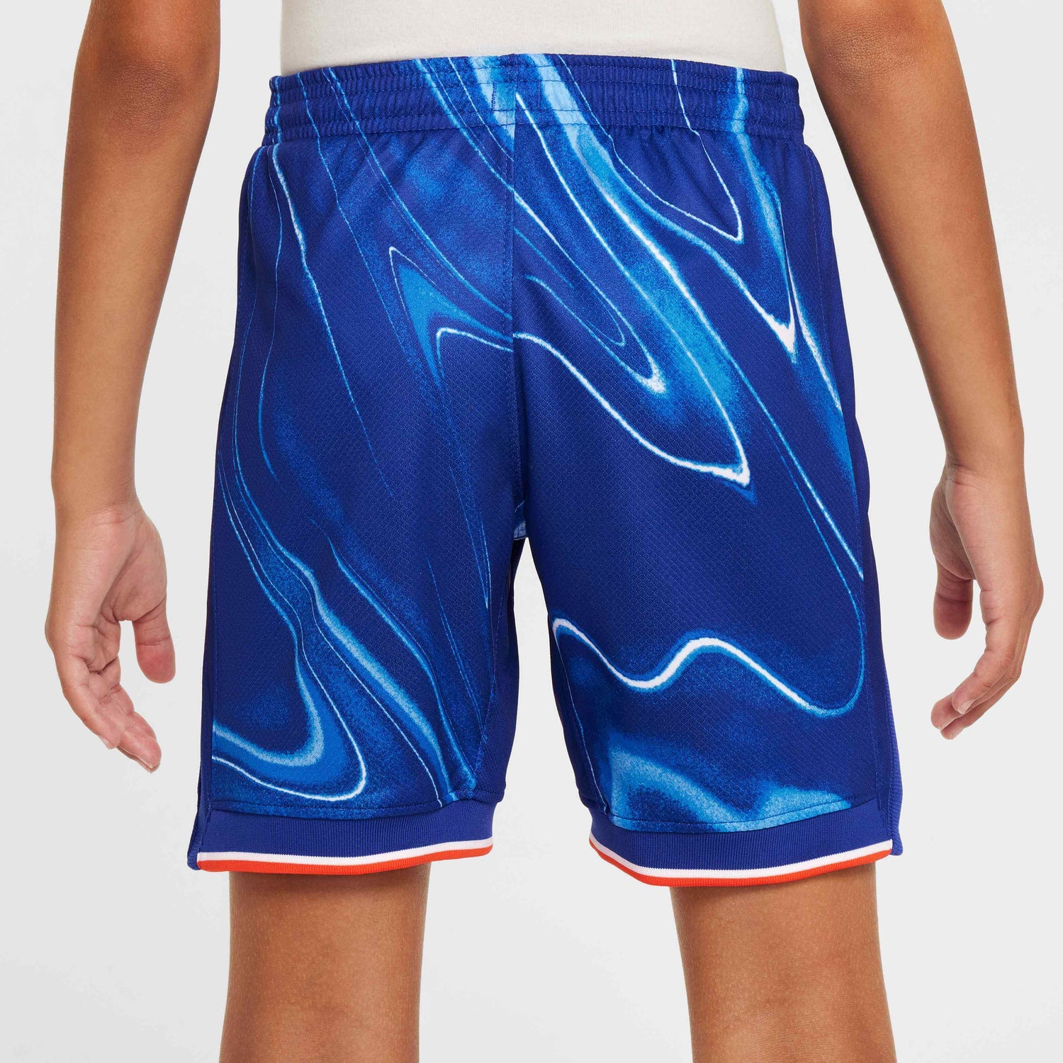 Nike 2024-25 Chelsea Youth Stadium Home Shorts (Back)