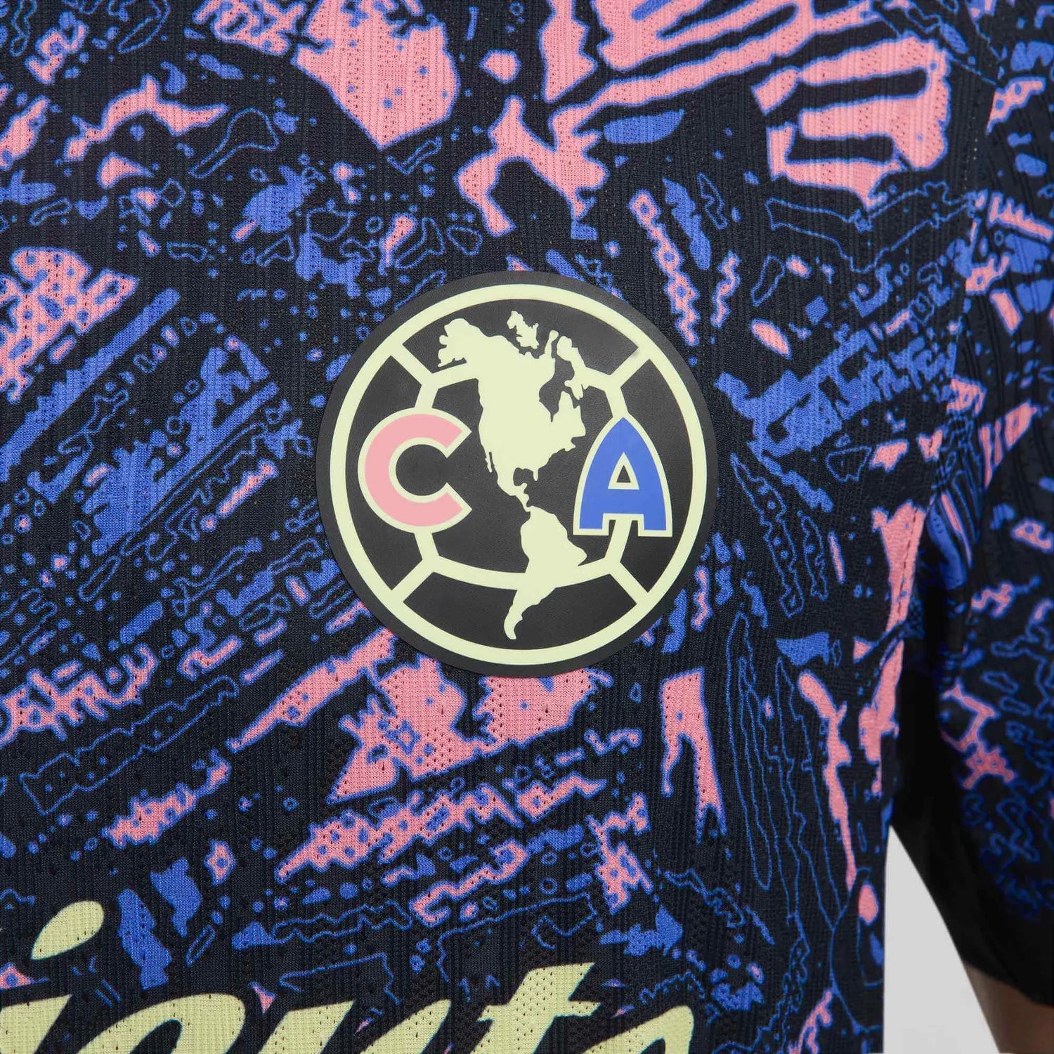 Nike 2024-25 Club America Men's Authentic Third Jersey (Detail 4)