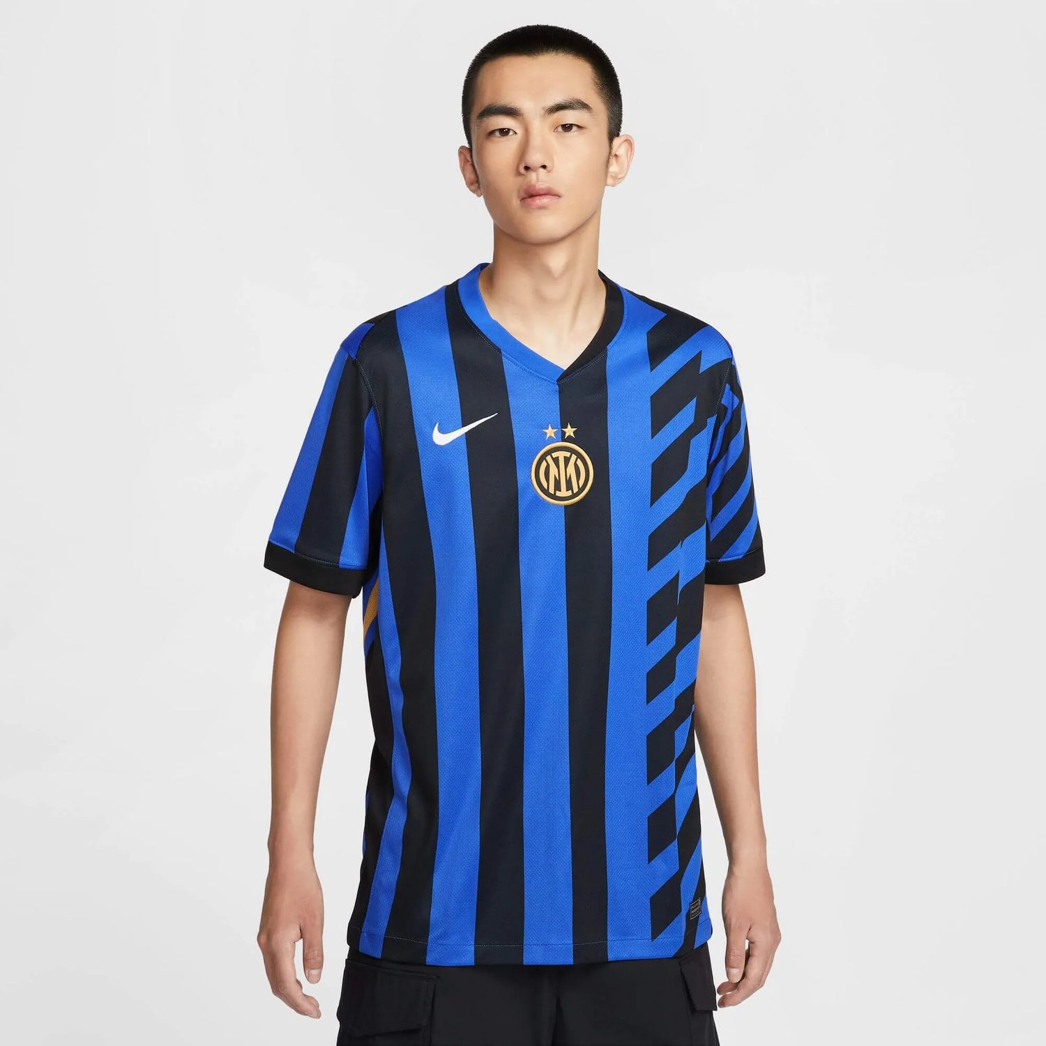 Nike 2024-25 Inter Milan Men's Stadium Home Jersey (Model - Front)