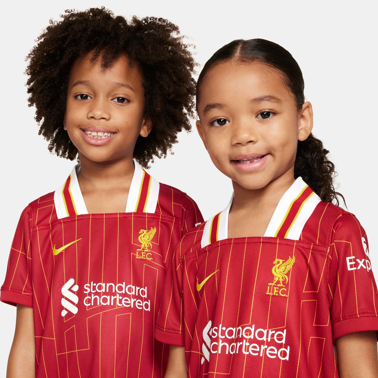 Nike 2024-25 Liverpool Little Kids' Stadium Home Kit (Jerseys - Front)
