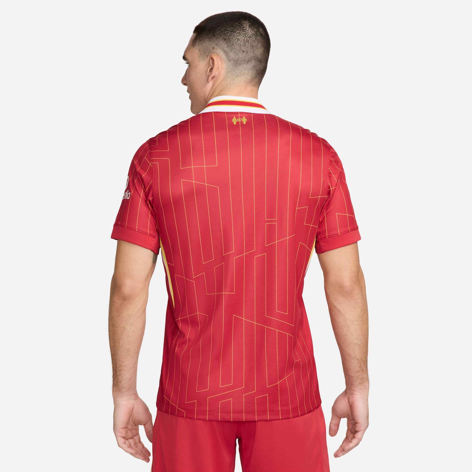 Nike 2024-25 Liverpool Men's Stadium Home Jersey (Model - Back)