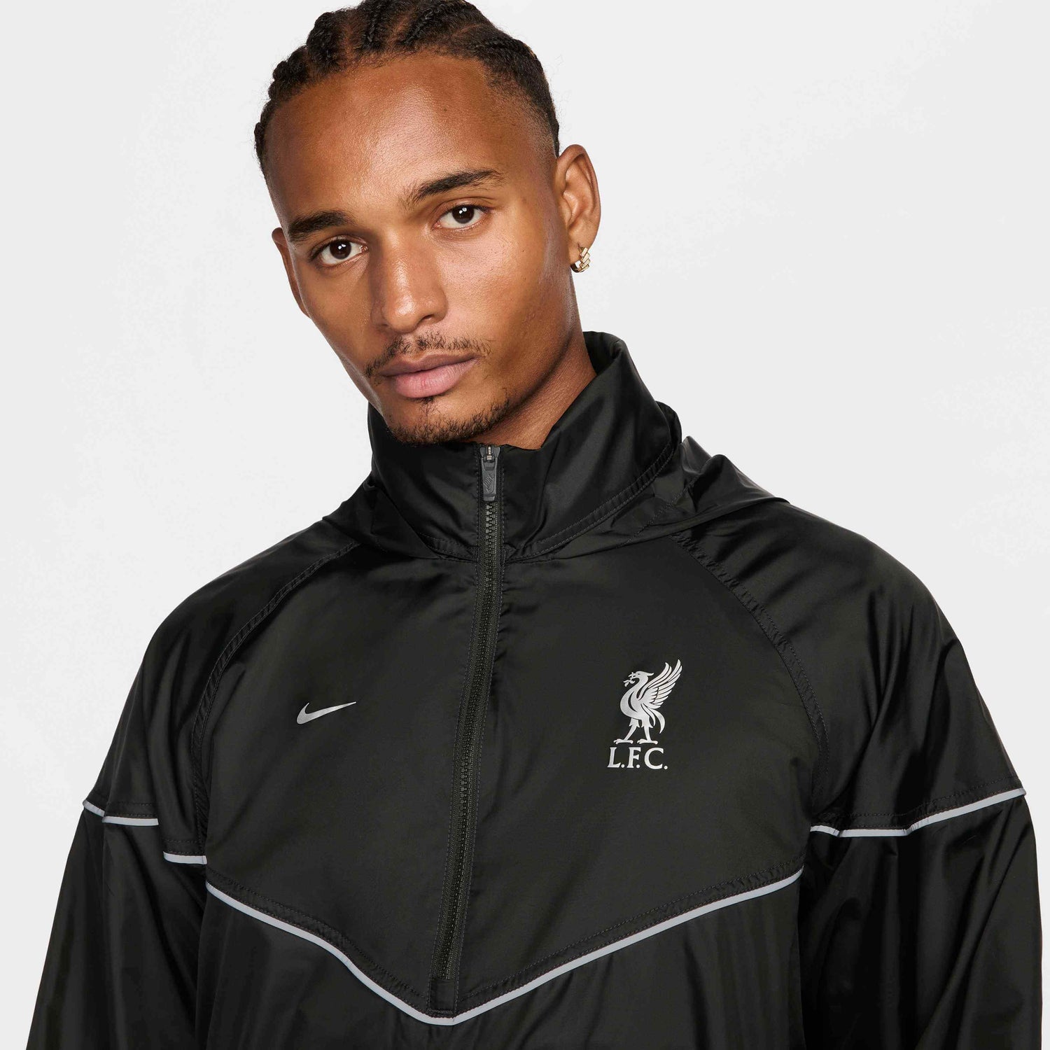 Nike 2024-25 Liverpool Men's Windrunner Anorak Jacket (Detail 1)