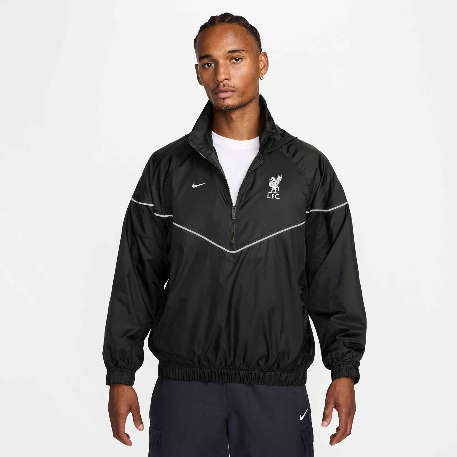 Nike 2024-25 Liverpool Men's Windrunner Anorak Jacket (Model - Front)