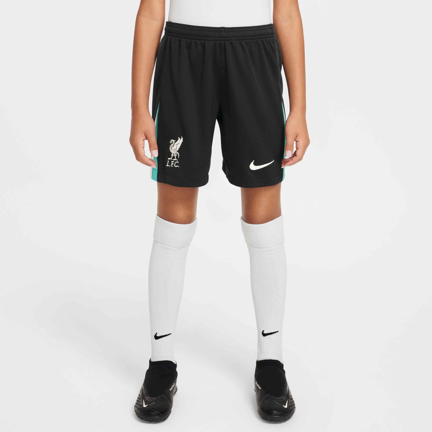 Nike 2024-25 Liverpool Youth Stadium Away Shorts (Model - Front)