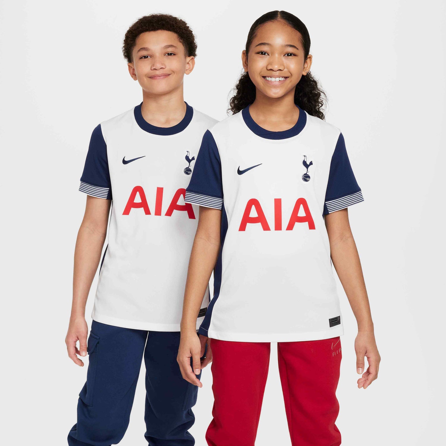 Nike 2024-25 Tottenham Youth Stadium Home Jersey (Models - Front)