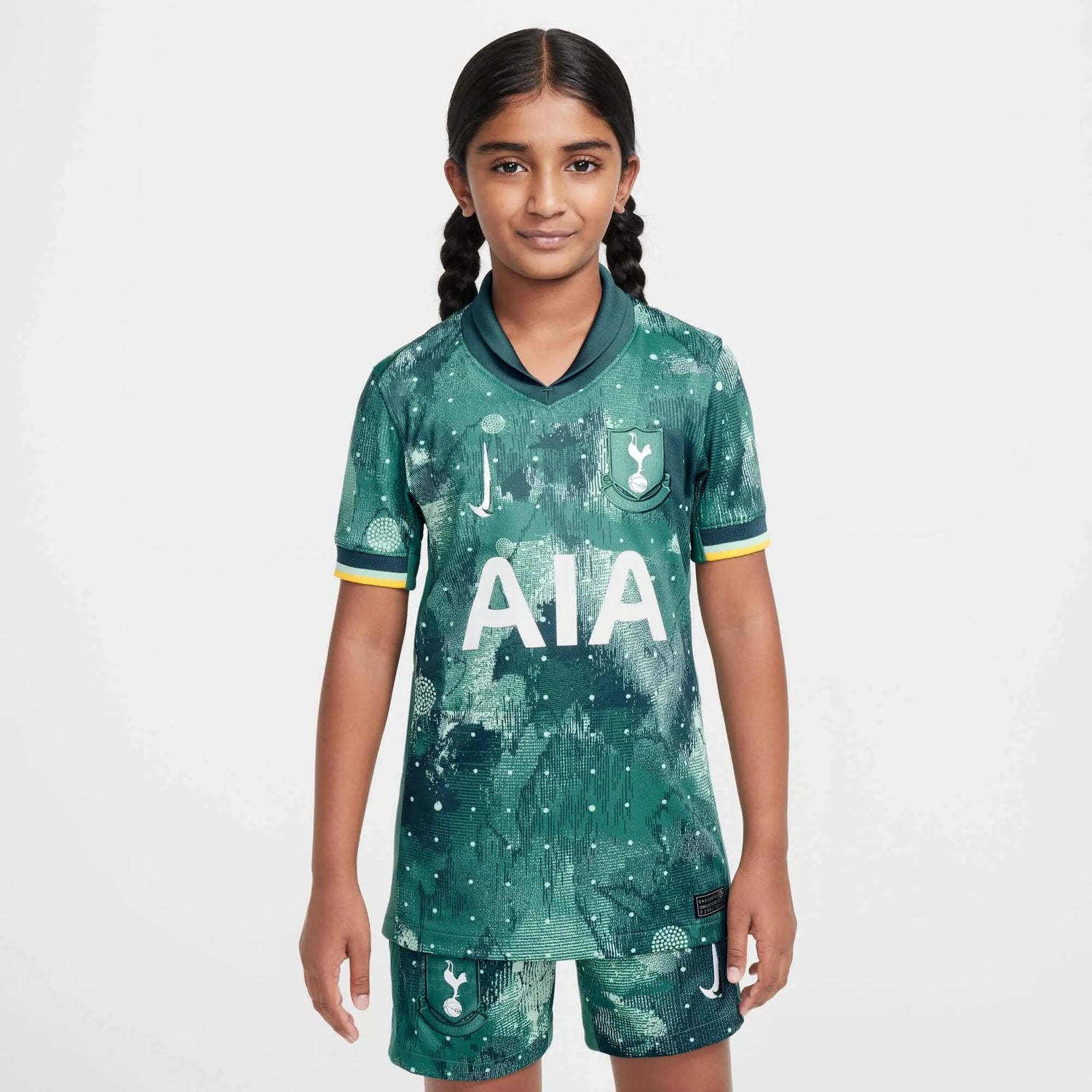 Nike 2024-25 Tottenham Youth Stadium Third Jersey (Model - Front)