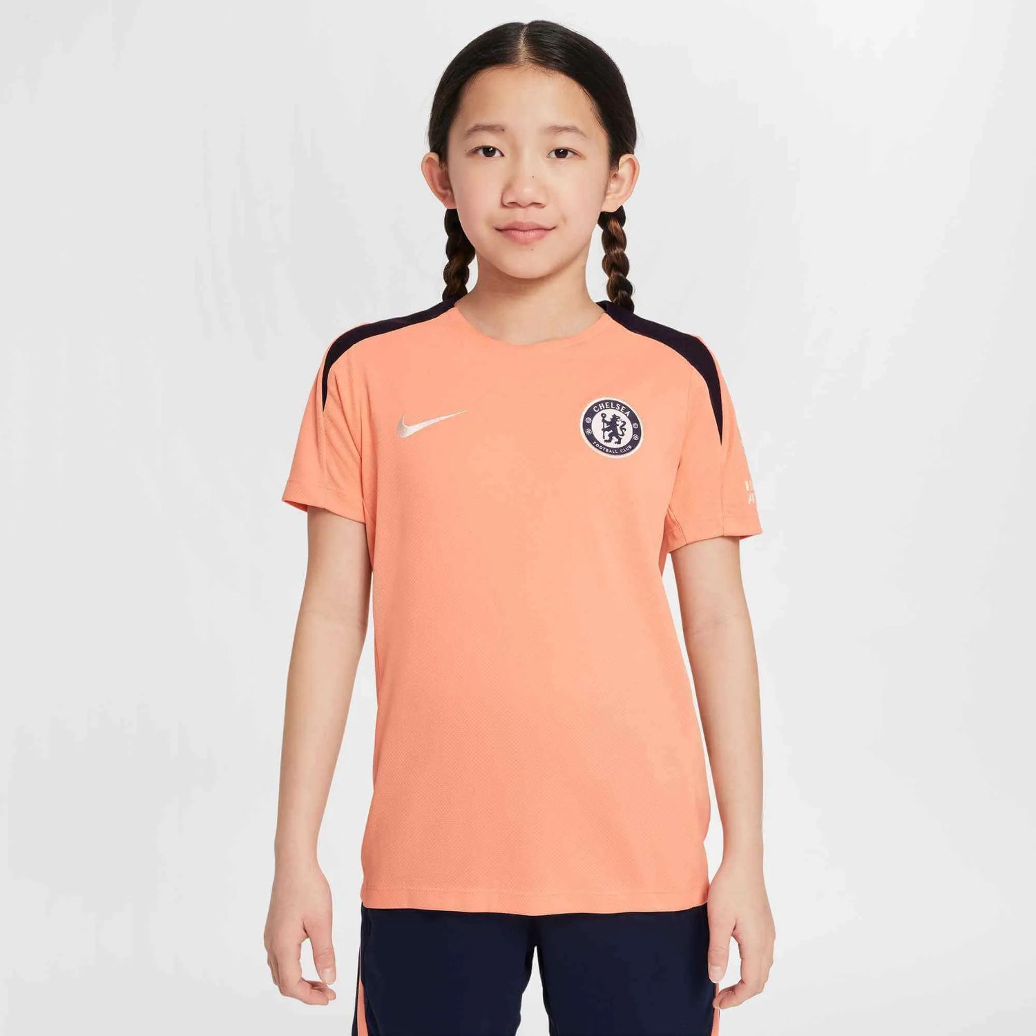 Nike 2025 Chelsea Youth DF Pre-Match Top (Model - Front)