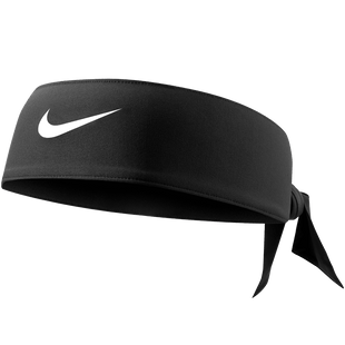 Nike Dri-Fit Head Tie 3.0 Black-White (Lateral - Front)