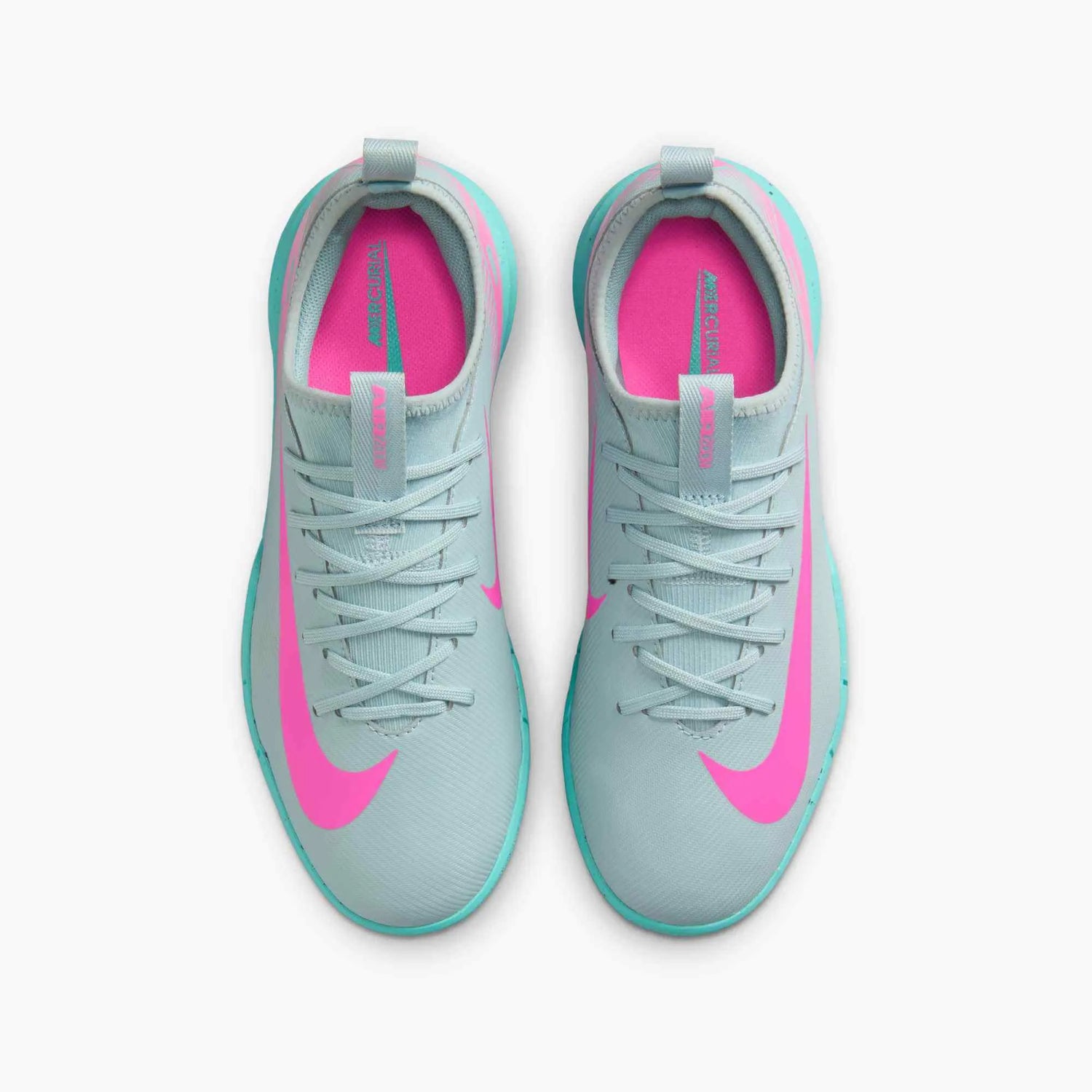 Nike JR Zoom Vapor 16 Academy Indoor Soccer Shoes - Prism Pack (SU25) (Pair - Top)