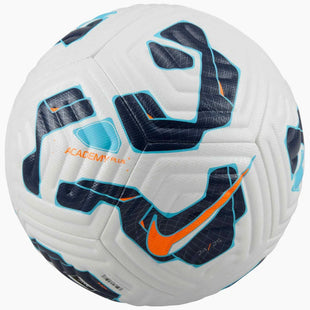 Nike SP25 Academy Plus Ball White-Blackened Blue-Hyper Crimson (Front)