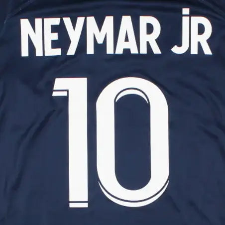 PSG 2022-23 Home Neymar Jr  Youth #10 Jersey Name Set