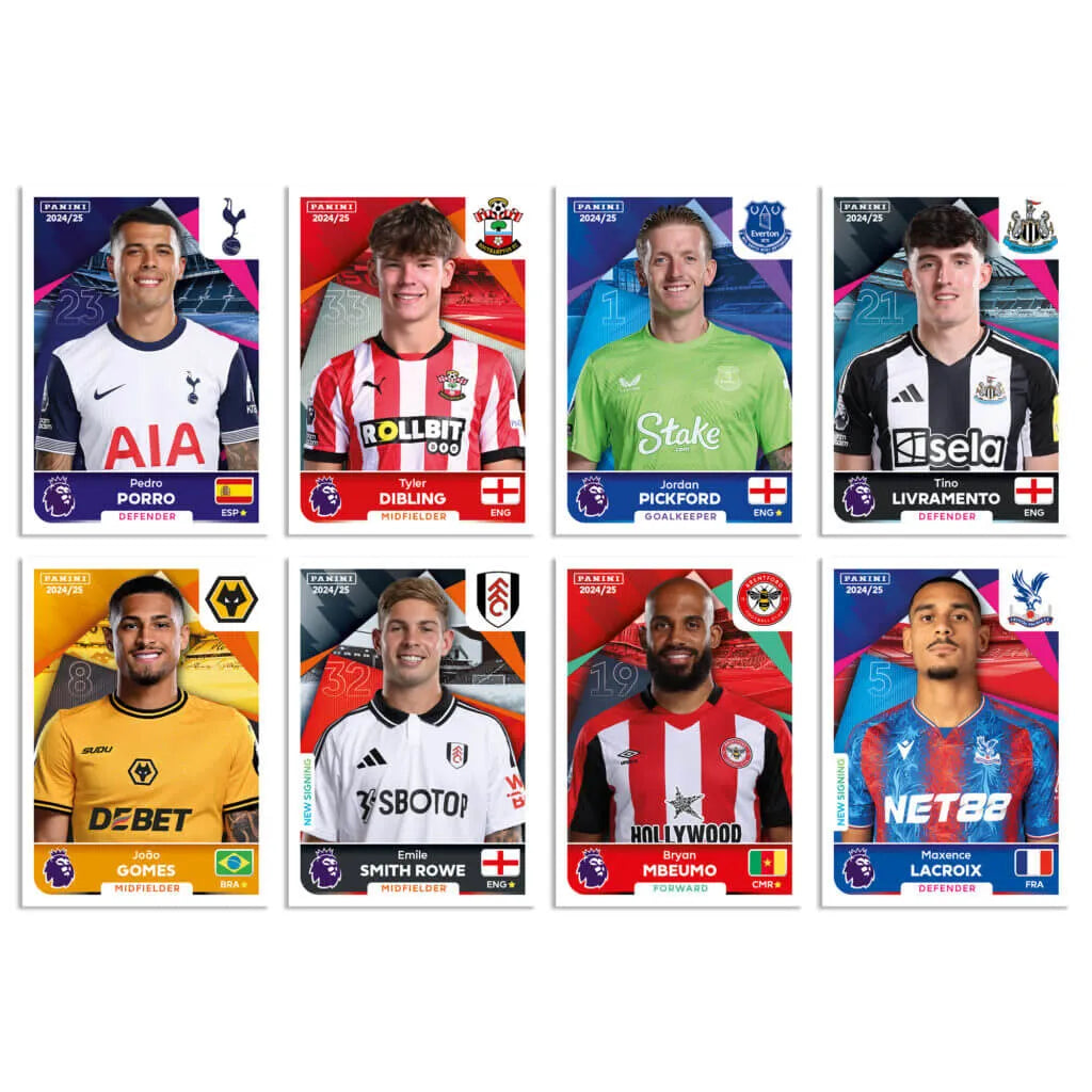 Panini 2024-25 Premier League Mega Starter Pack (Album+50 Stickers) (Stickers 1)