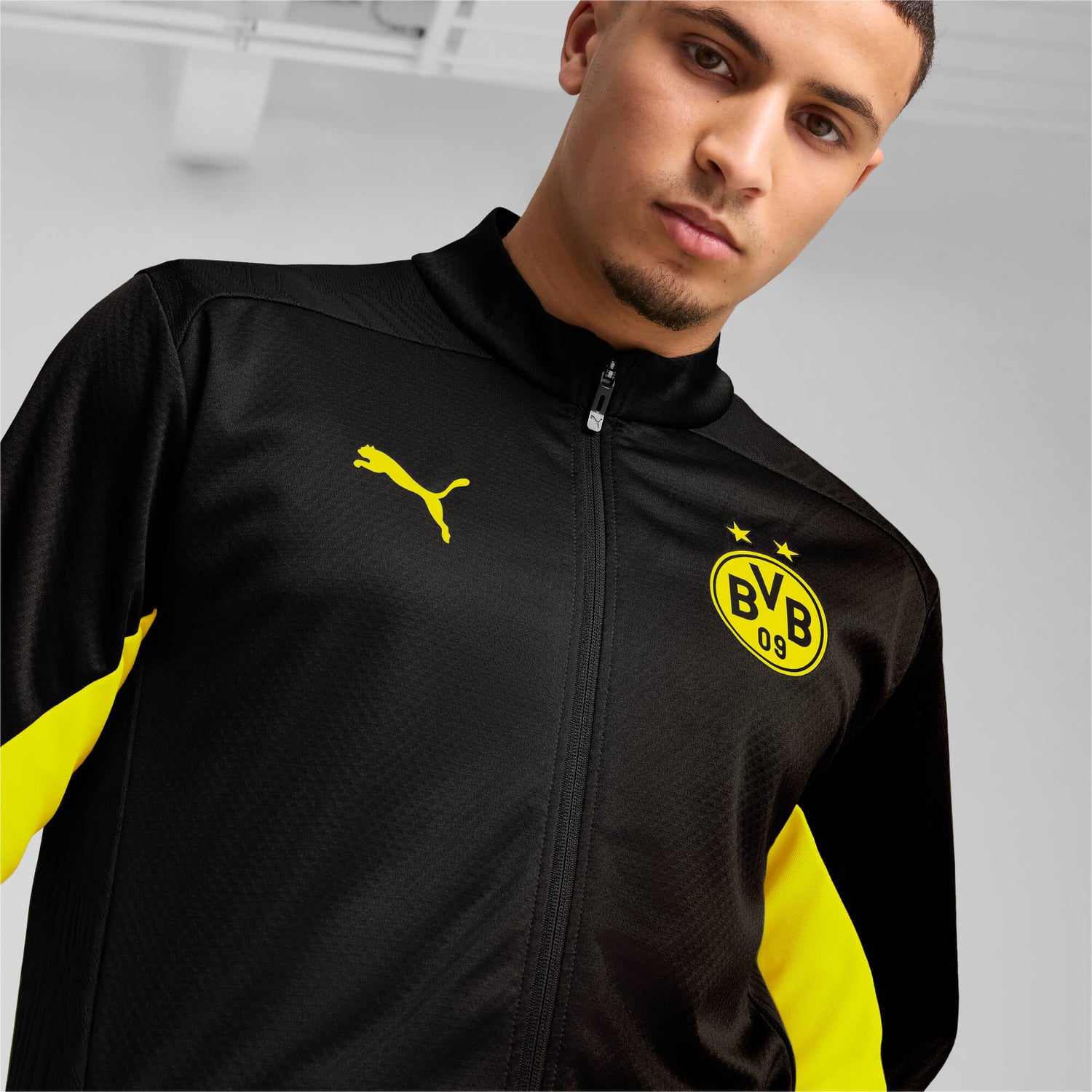 Puma 2024-25 Borussia Men's Dortmund Training Jacket (Detail 1)