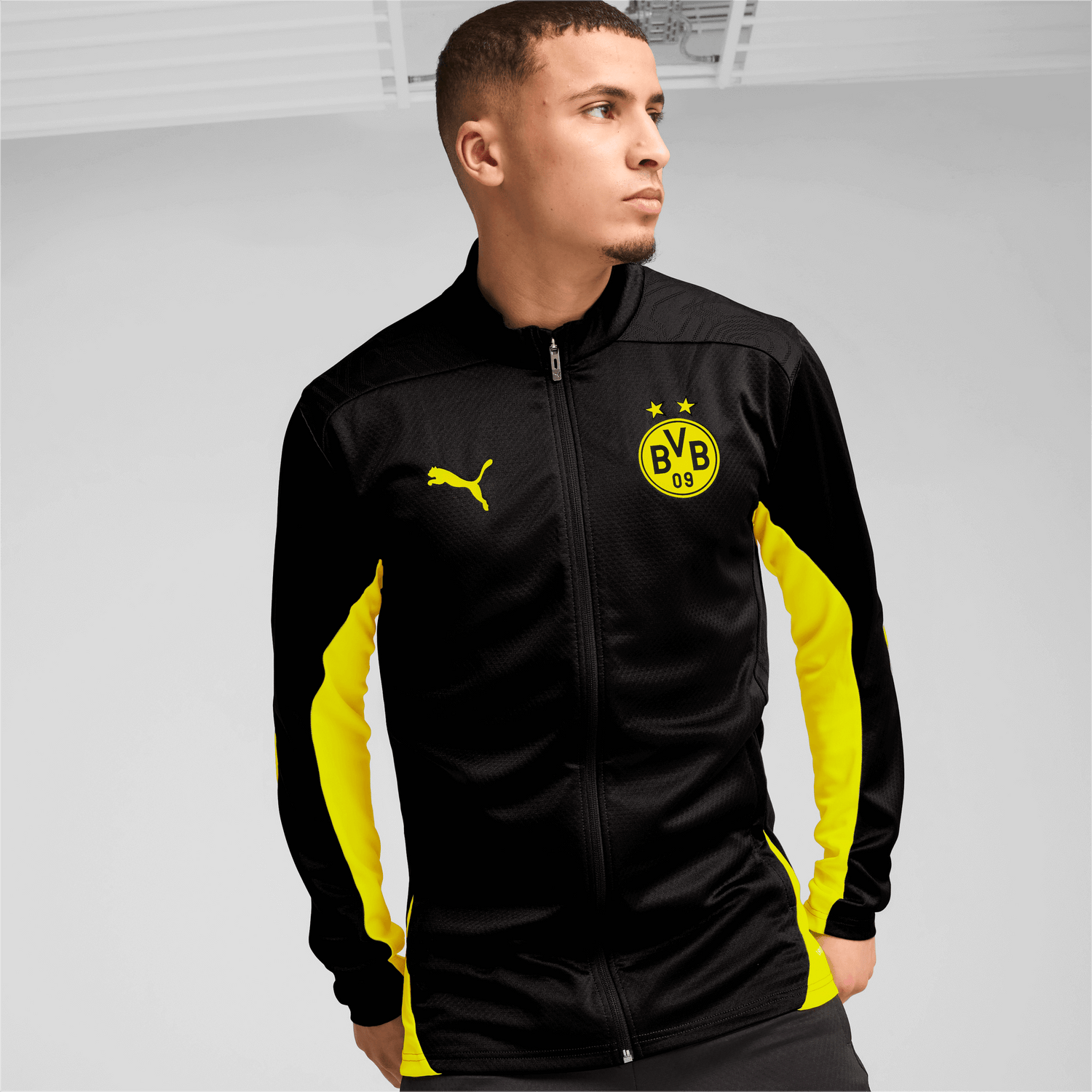 Puma 2024-25 Borussia Men's Dortmund Training Jacket (Model - Front)