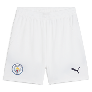 Puma 2024-25 Manchester City Youth Stadium Home Shorts (Front)