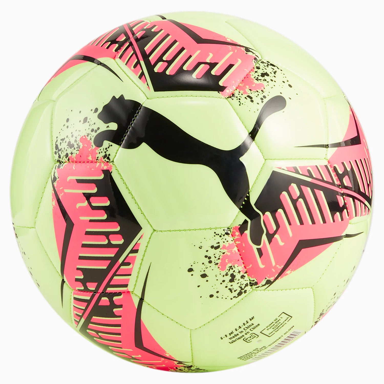 Puma Futsal 3 MS Ball Fizzy Apple-Sunset Glow (Front)