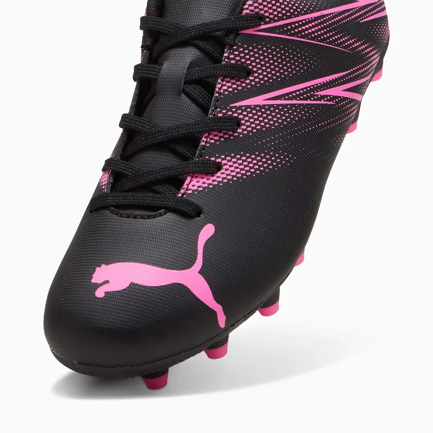 Puma Kids Attacanto FG_AG Puma Black-Poison Pink (Detail 1)