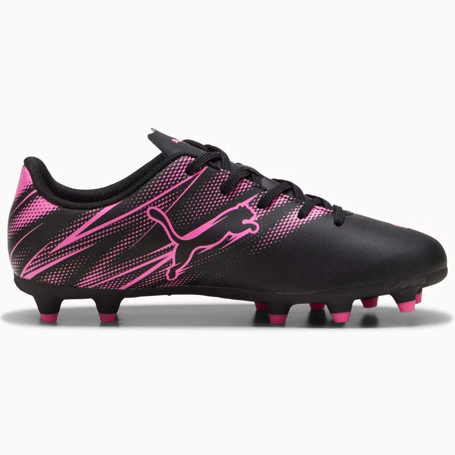 Puma Kids Attacanto FG_AG Puma Black-Poison Pink (Side 2)