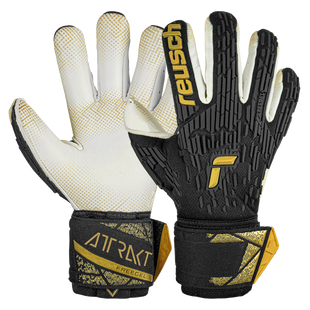 Reusch Atrrakt Freegel Gold X Glueprint FS Goalkeeper Gloves Black - Gold (Pair)