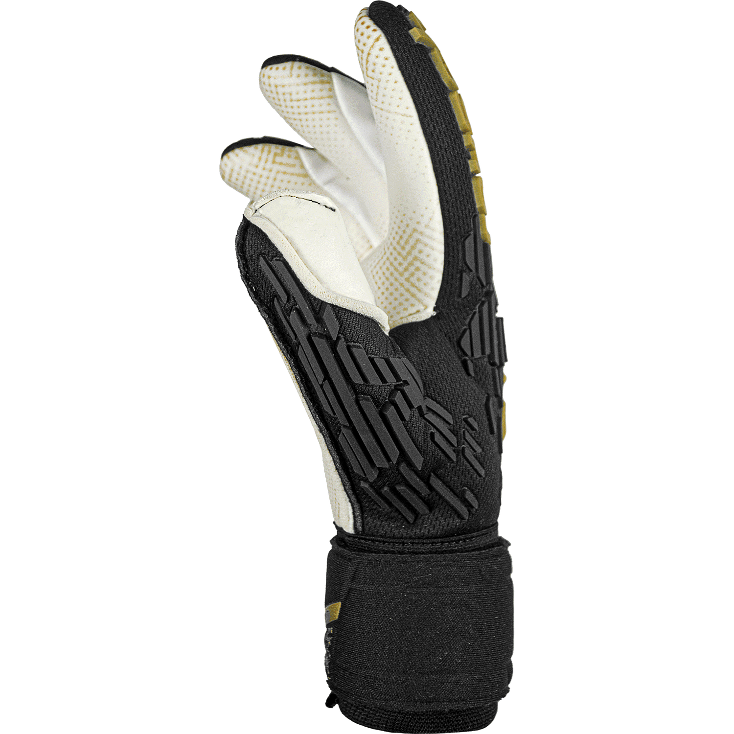 Reusch Atrrakt Freegel Gold X Glueprint FS Goalkeeper Gloves Black - Gold (Single - Side)